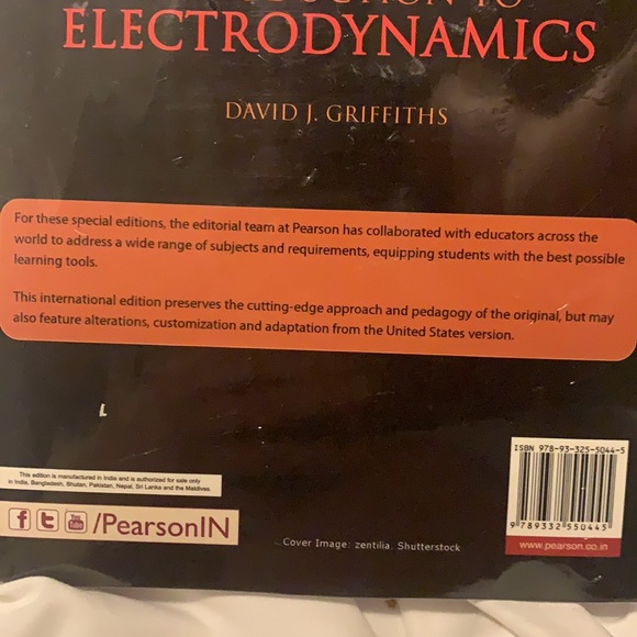 NWT 4th Ed Introduction to Electrodynamics - Picture 4 of 6